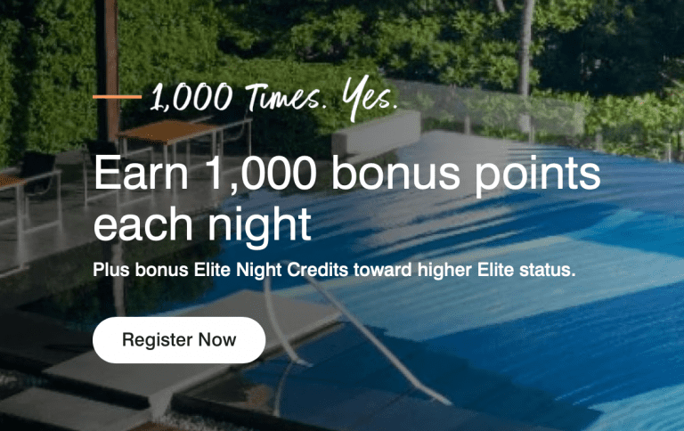 Marriott Bonvoy 2024Q1 promotion: 1,000 extra points per night, double room nights