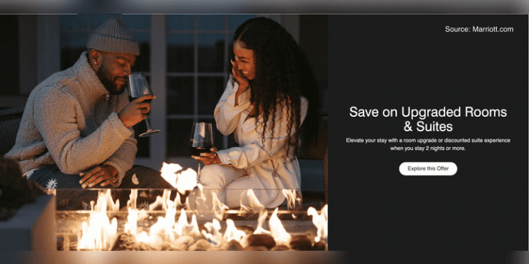 Room upgrades and discounted suites at Marriott hotels in the Americas.