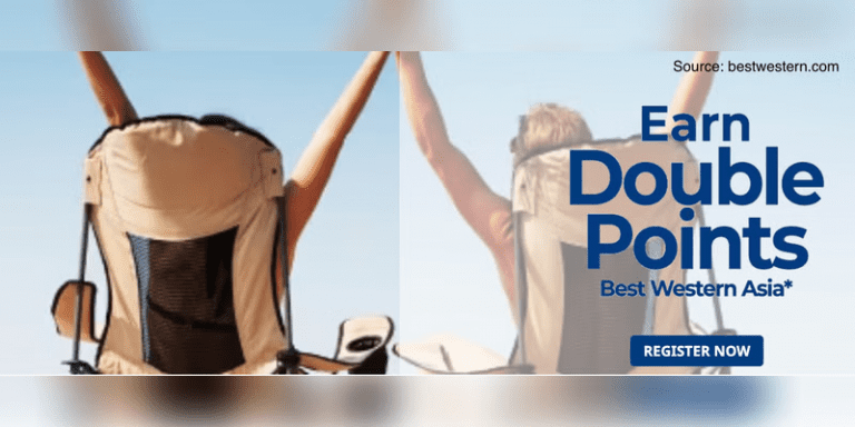 Earn up to 30,000 bonus points when you stay at Best Western Rewards hotels in Asia.
