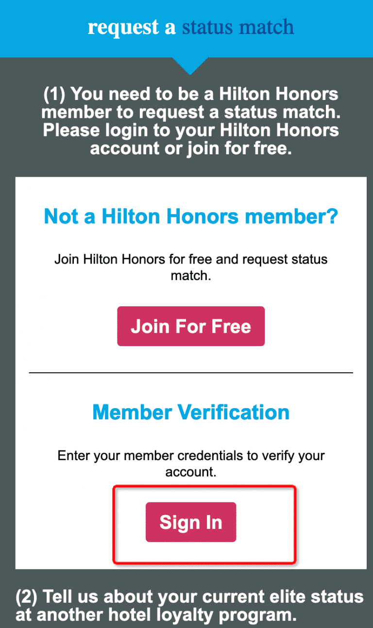 How to register Hilton Challenge?